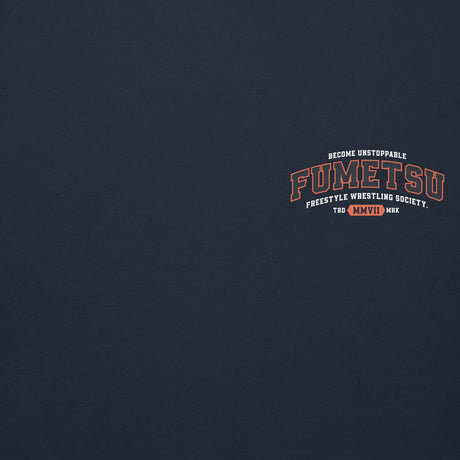Fumetsu Varsity Hoodie Navy Logo