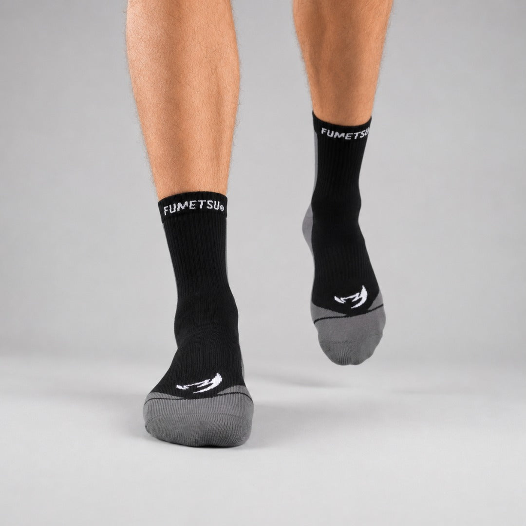 Black/Grey Fumetsu Ghost 2 Pack Socks