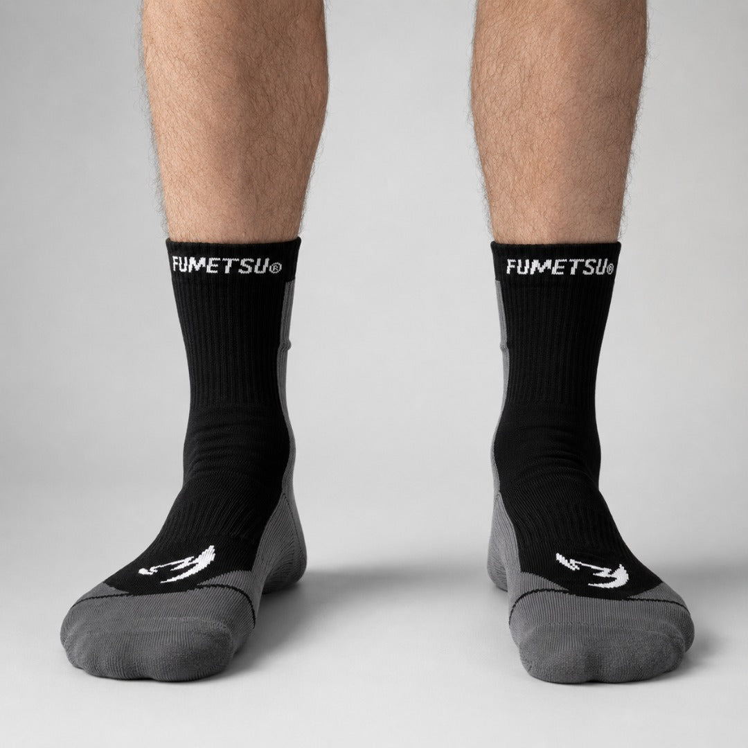 Black/Grey Fumetsu Ghost 2 Pack Socks