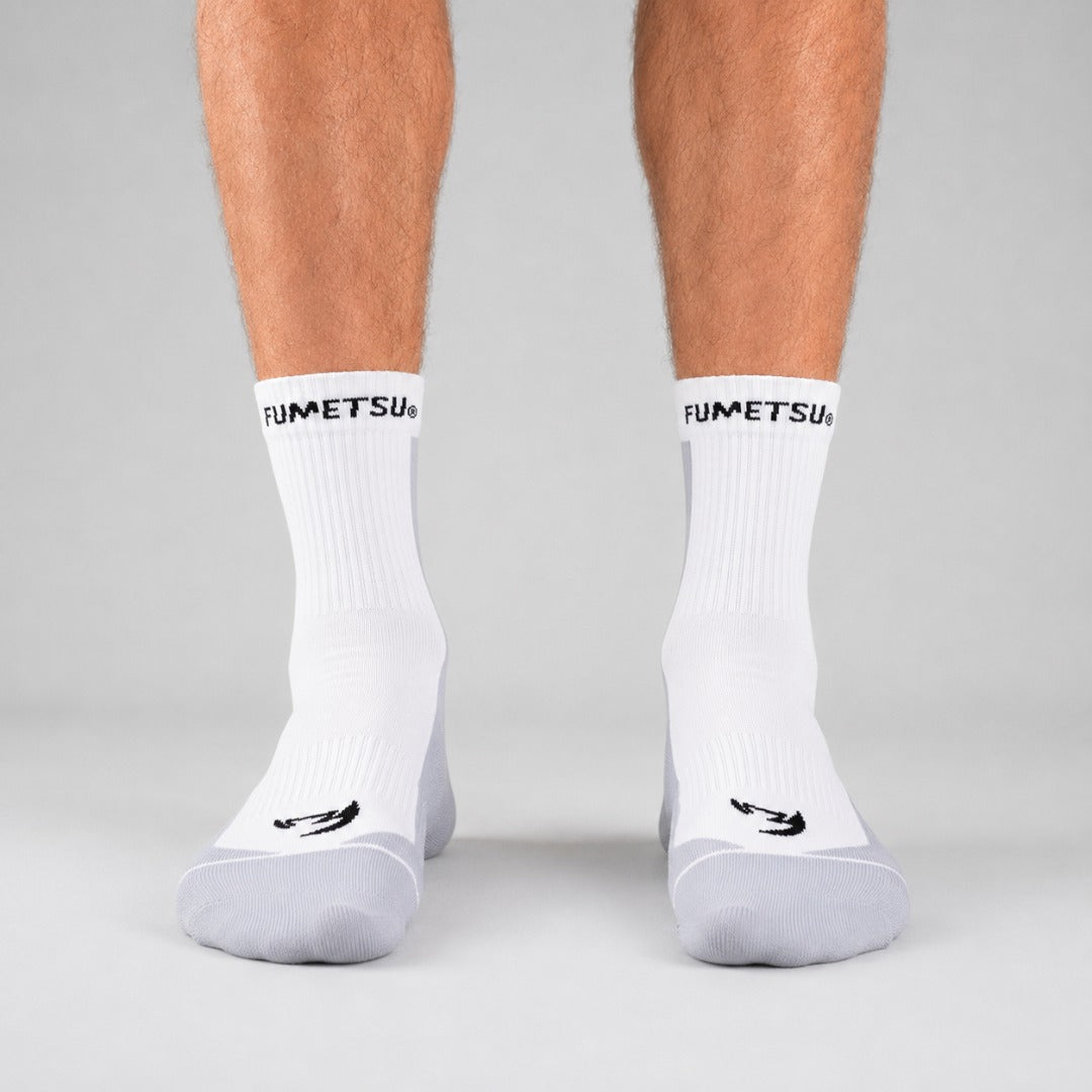 White/Grey Fumetsu Ghost 2 Pack Socks