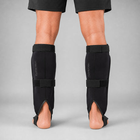 Fumetsu Ghost S3 MMA Shin Guards Black/Black Lifestyle 4