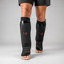 Black/Red Fumetsu Ghost S3 MMA Shin Guards