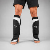 Fumetsu Ghost S3 MMA Shin Guards Black/White Lifestyle 2