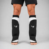 Fumetsu Ghost S3 MMA Shin Guards Black/White Lifestyle 3