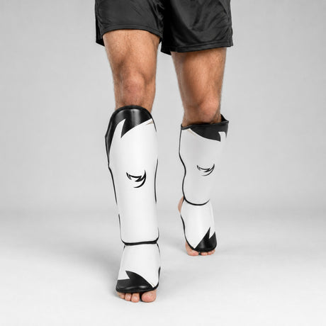 Fumetsu Ghost S3 Thai Shin Guards White/Black/Grey Lifestyle 3