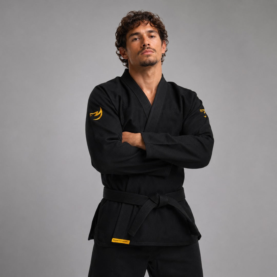 Black/Yellow Fumetsu Ghost V-Lite BJJ Gi