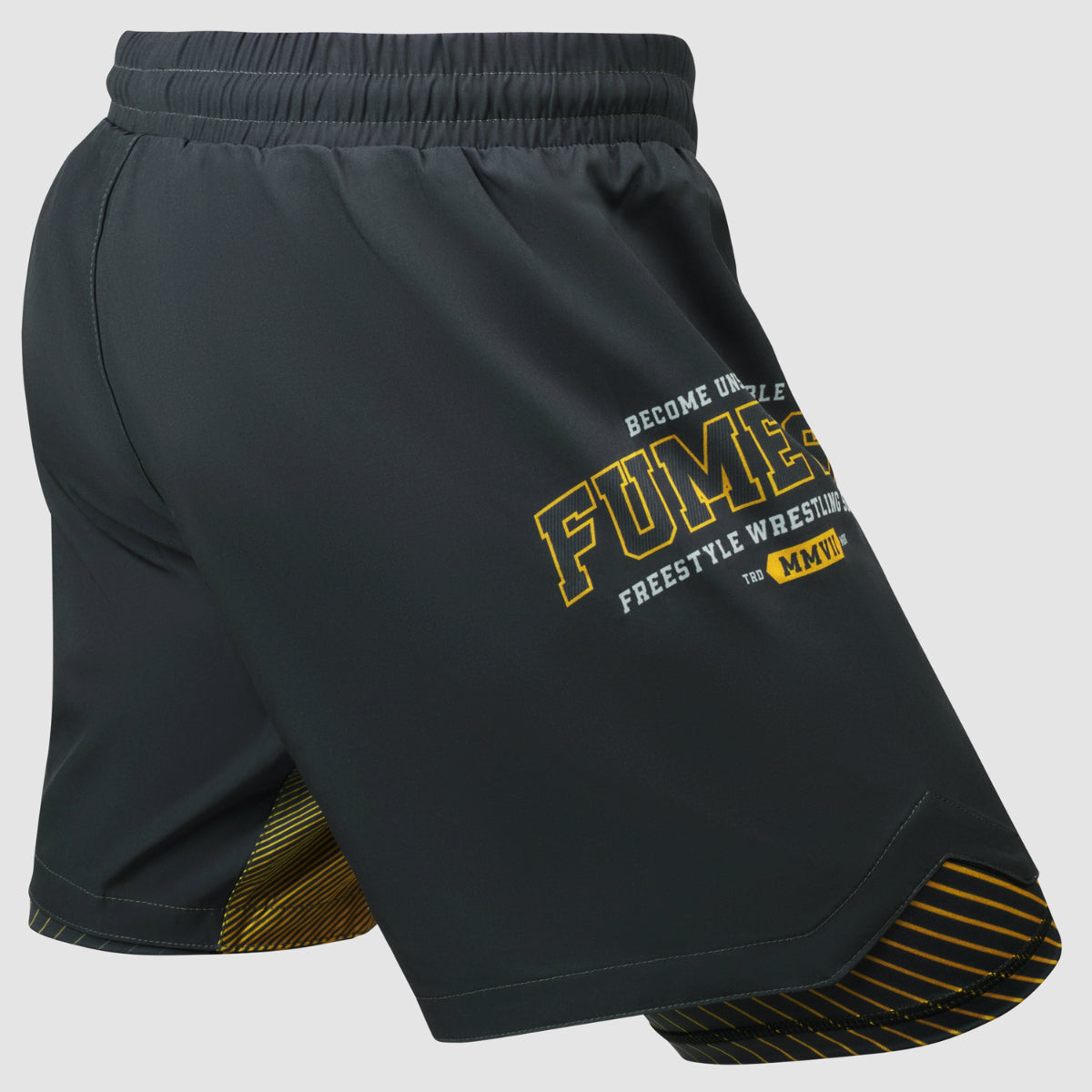 Grey Fumetsu Varsity Dual Layer Fight Shorts