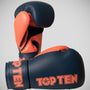 Grey/Orange Top Ten XLP Boxing Gloves