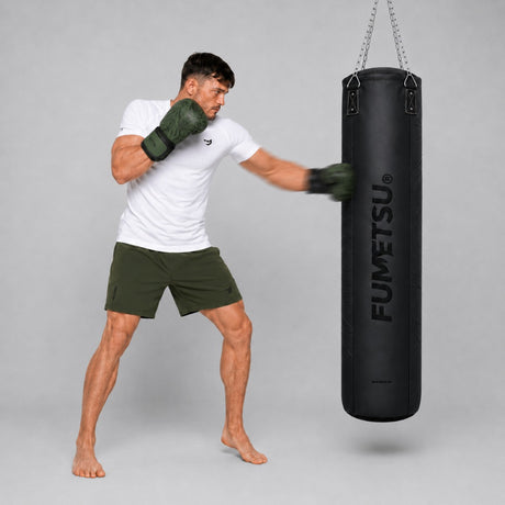 Fumetsu Icon 5ft Punch Bag Black/Black Photoshoot 1