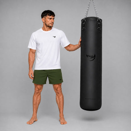 Fumetsu Icon 5ft Punch Bag Black/Black Photoshoot 4