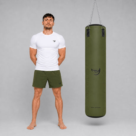 Fumetsu Icon 5ft Punch Bag Khaki Photoshoot 5