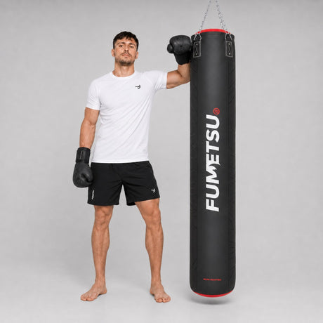 Fumetsu Icon 6ft Punch Bag Black/Red/White Lifestyle 1
