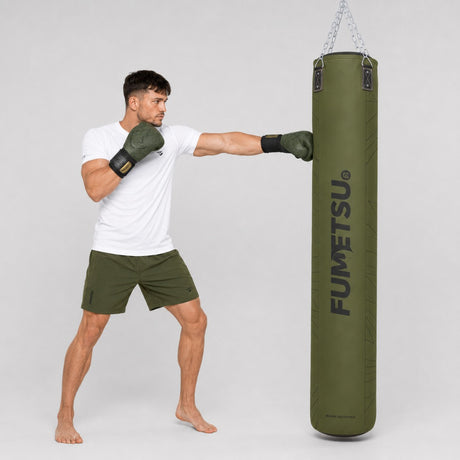 Fumetsu Icon 6ft Punch Bag Khaki Lifestyle 2
