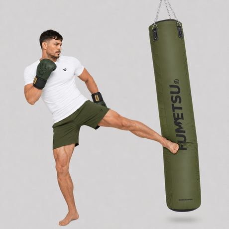 Fumetsu Icon 6ft Punch Bag Khaki Lifestyle 4