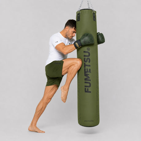 Fumetsu Icon 6ft Punch Bag Khaki Lifestyle 5