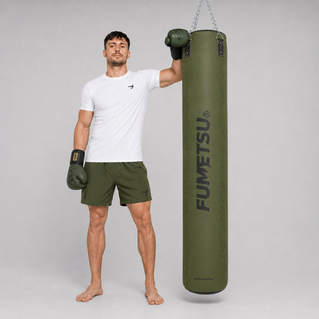 Fumetsu Icon 6ft Punch Bag Khaki Lifestyle 6