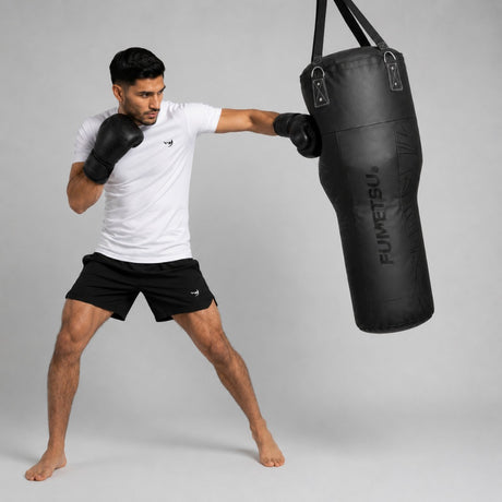 Icon Angle Punch Bag Black/Black Lifestyle 1