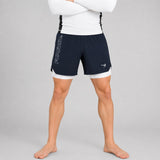 Icon Dual Layer Fight Shorts Navy/White Lifestyle