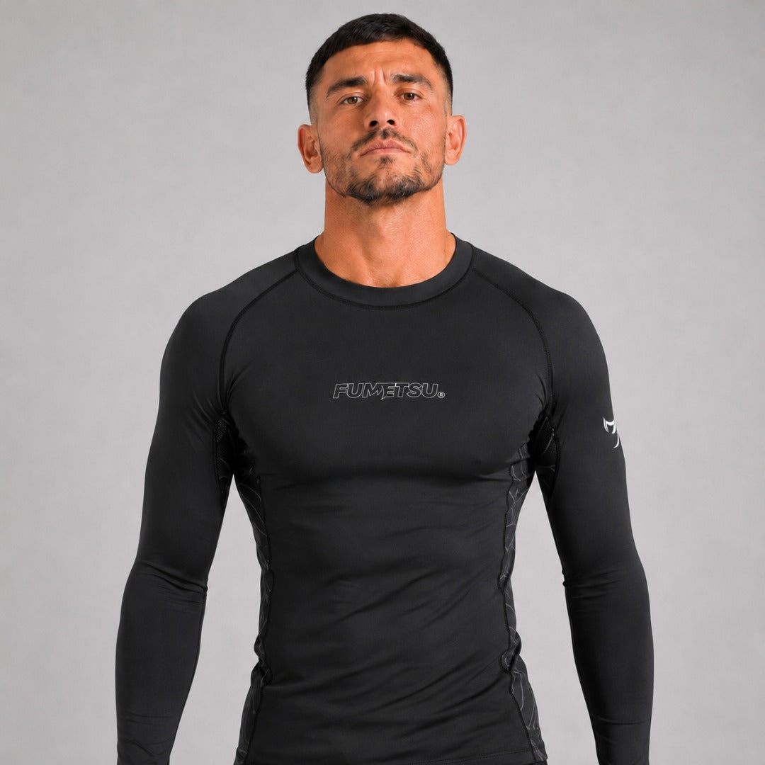 Fumetsu Icon Long Sleeve Rash Guard Black