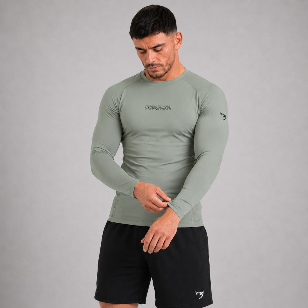 Fumetsu Icon Long Sleeve Rash Guard Sand