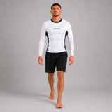 Fumetsu Icon Long Sleeve Rash Guard White/Black