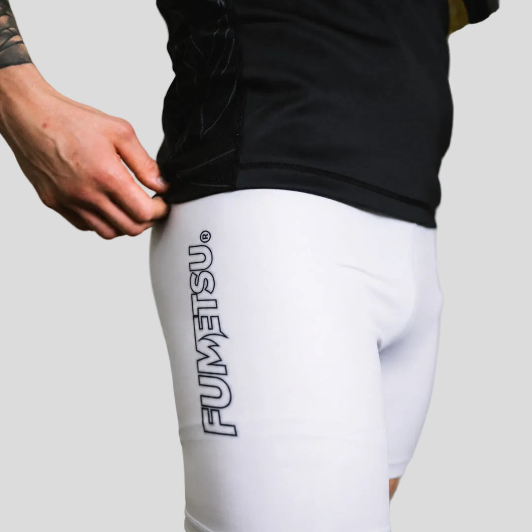 White Fumetsu Icon Vale Tudo Shorts