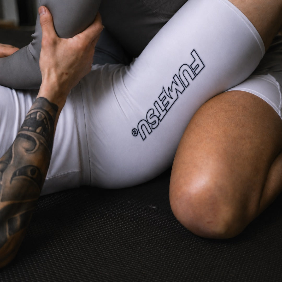 White Fumetsu Icon Vale Tudo Shorts