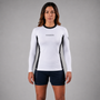 Fumetsu Icon Womens Long Sleeve Rash Guard White/Black