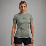 Fumetsu Icon Womens Short Sleeve Rash Guard Sand