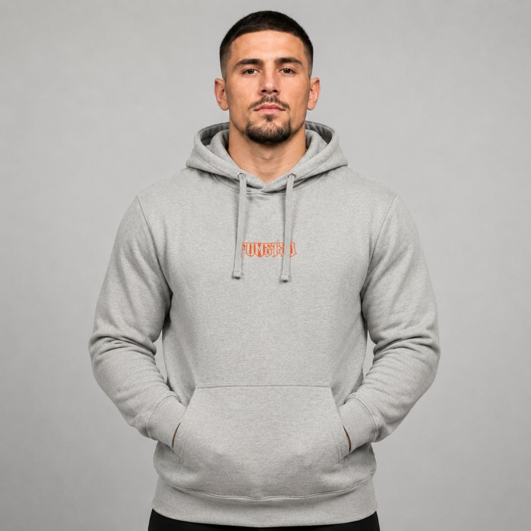 Fumetsu Immortal Tiger Hoodie Grey/Orange