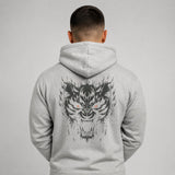 Fumetsu Immortal Tiger Hoodie Grey/Orange