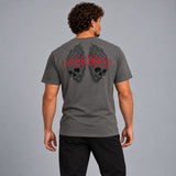 Fumetsu Inked - Skulls T-Shirt Charcoal/Red Lifestyle 5