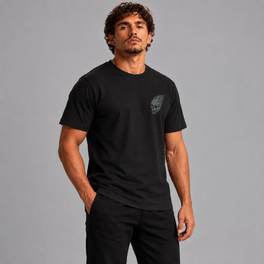 Fumetsu Inked - Skulls T-Shirt Black/Grey/Teal