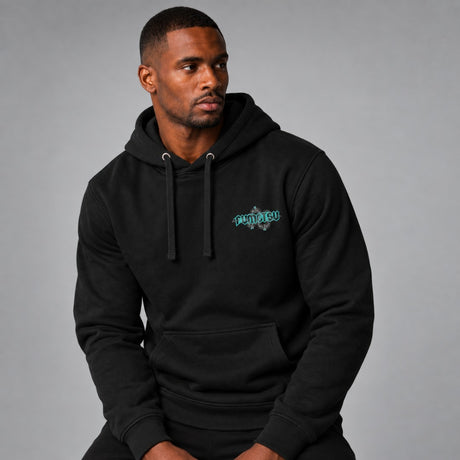 Fumetsu Inked - Snake Hoodie Black/Teal Lifestyle 2