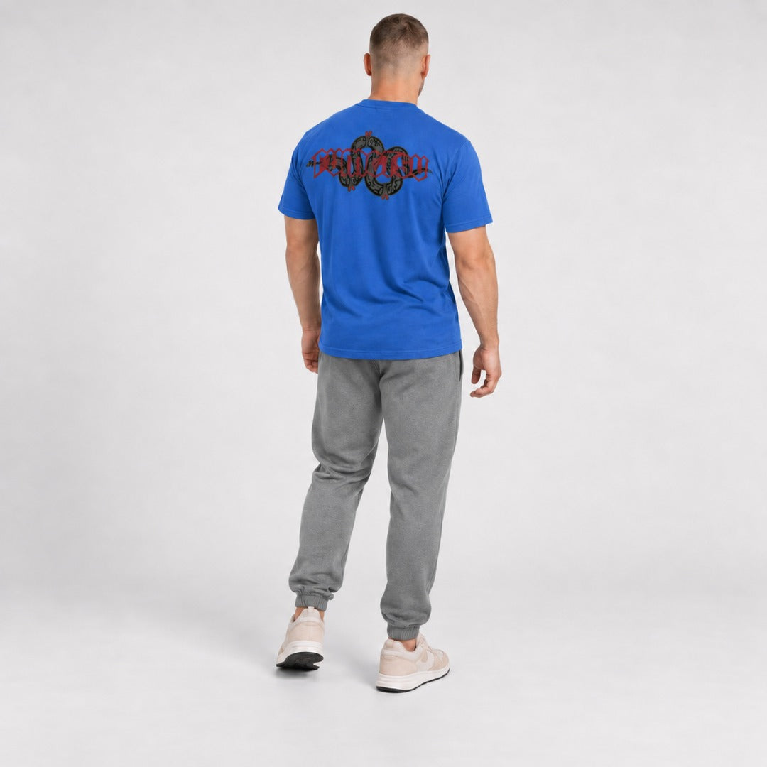Fumetsu Inked - Snake T-Shirt Blue/Red 2