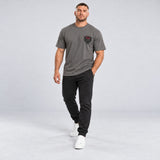 Fumetsu Fumetsu Inked Tiger T-Shirt Charcoal/Red at Bytomic 3