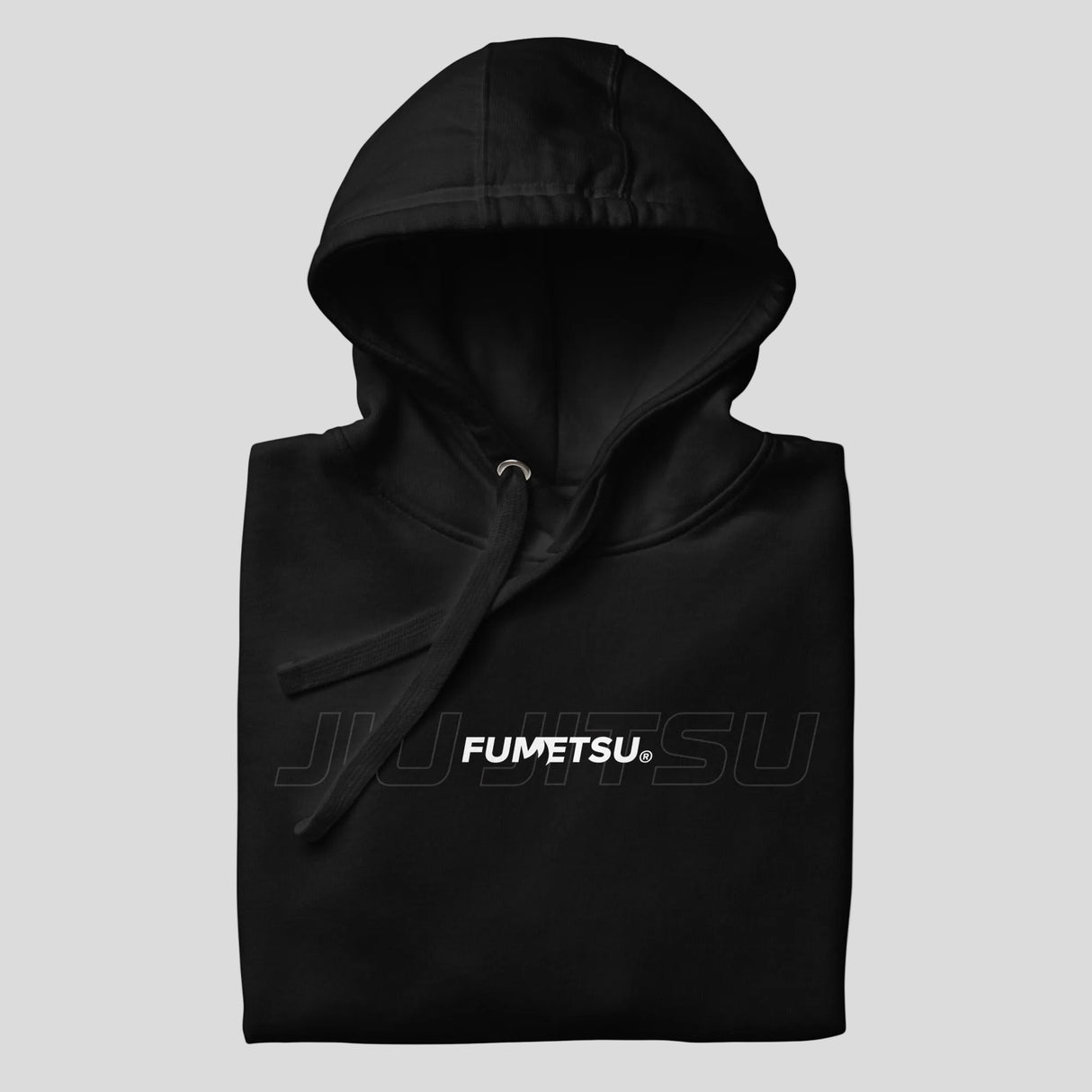 Jiu Jitsu Discipline Hoodie Black Folded