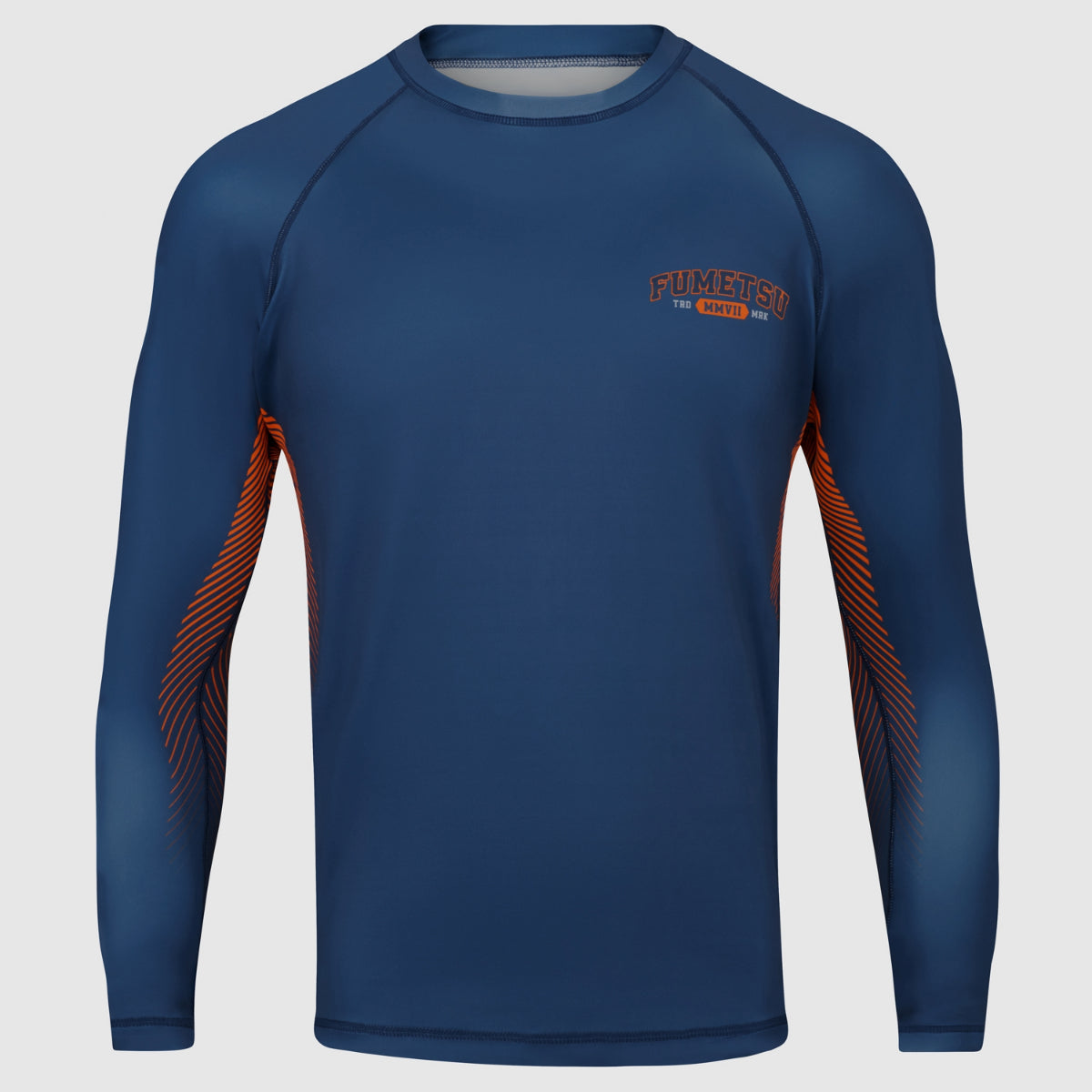 Navy Fumetsu Varsity Long Sleeve Rash Guard