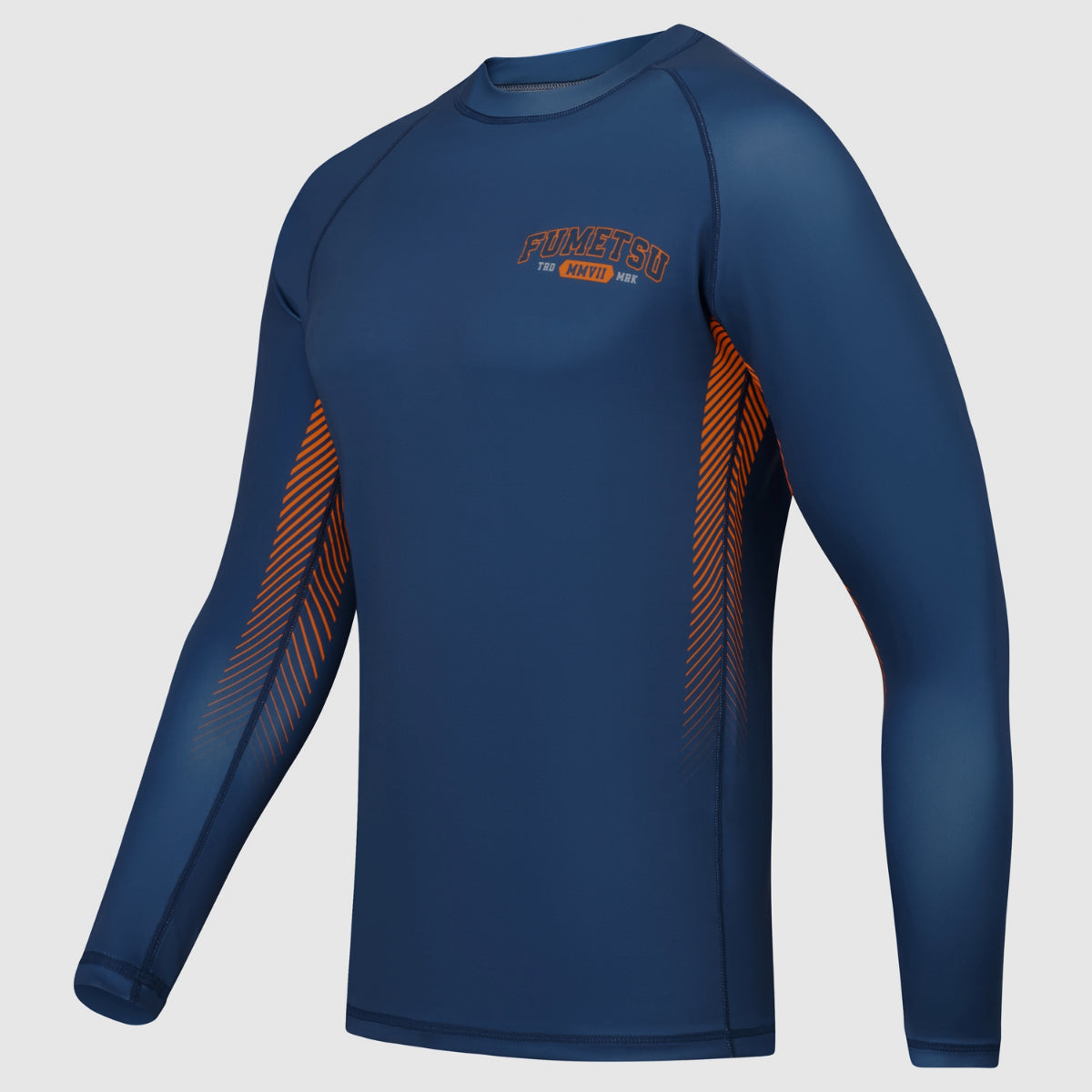 Navy Fumetsu Varsity Long Sleeve Rash Guard