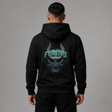 Fumetsu Oni Demon Hoodie Black/Blue