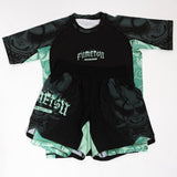 Fumetsu Oni Dual Layer Shorts Black/Blue/Mint