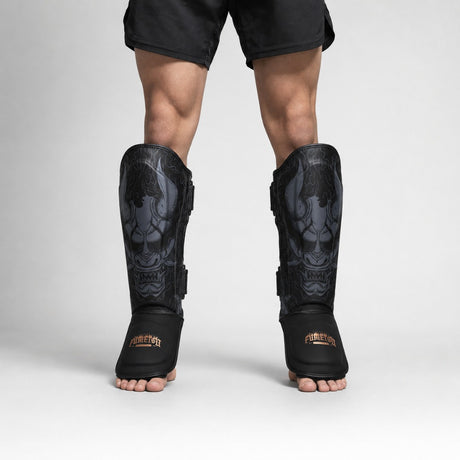 Fumetsu Oni Shin Guards Black/Grey/Bronze Lifestyle 1