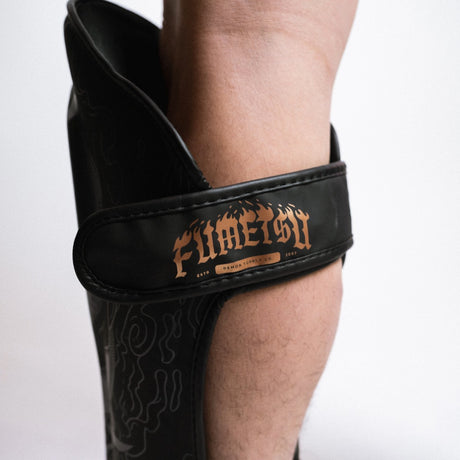 Fumetsu Oni Shin Guards Black/Grey/Bronze Lifestyle 4