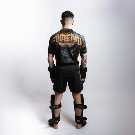 Fumetsu Oni Shin Guards Black/Grey/Bronze Lifestyle 6