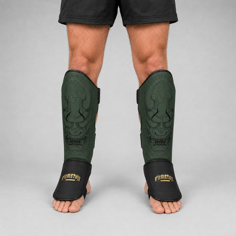 Fumetsu Oni Shin Guards Khaki/Black/Gold Lifestyle 1