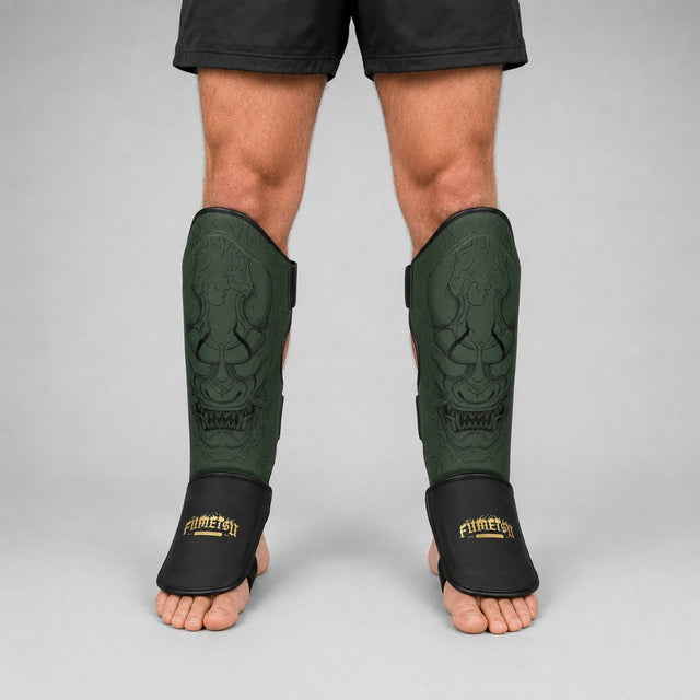 Fumetsu Oni Shin Guards Khaki/Black/Gold Lifestyle 1