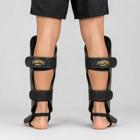 Fumetsu Oni Shin Guards Khaki/Black/Gold Lifestyle 2