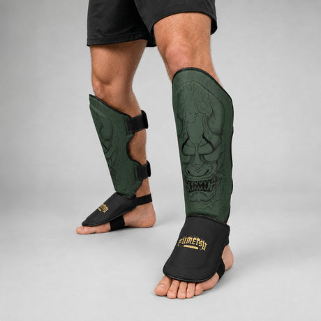 Fumetsu Oni Shin Guards Khaki/Black/Gold Lifestyle 4