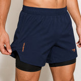 Navy Fumetsu Origins Dual Layer Shorts