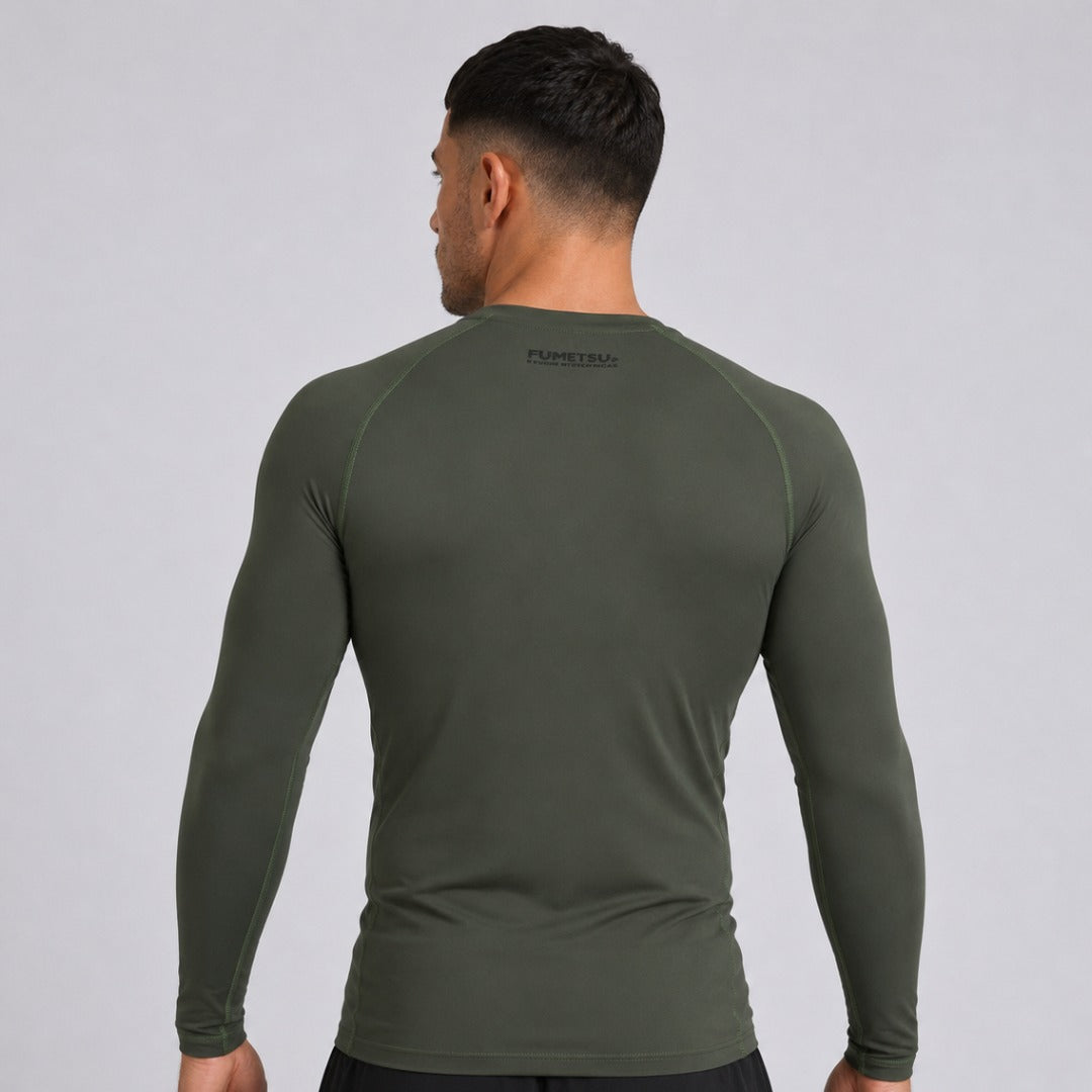 Khaki Fumetsu Origins Long Sleeve Rash Guard